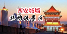 亚美洲美女搞鸡巴中国陕西-西安城墙旅游风景区